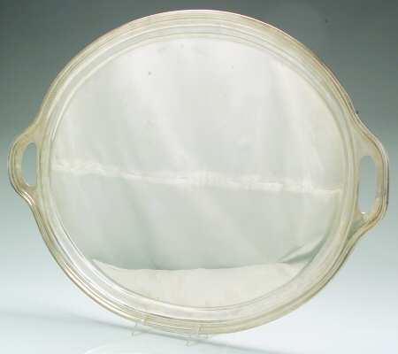 Calvert-Old Maryland Plain (Sterling, Hollowware) Large Waiter Tray