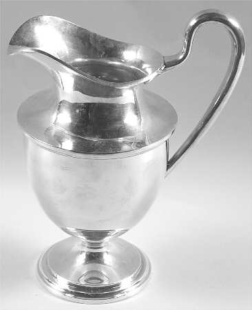 Calvert-Old Maryland Plain (Sterling, Hollowware) Sterling Water Pitcher