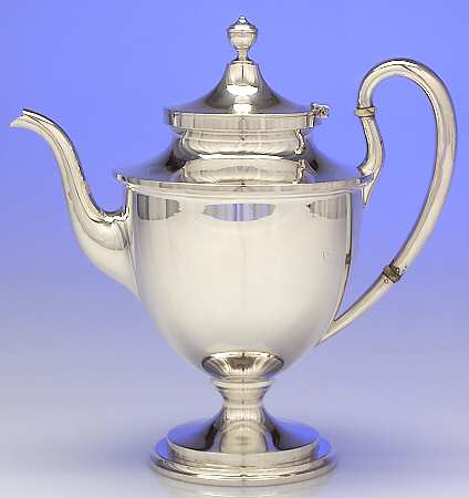 Calvert-Old Maryland Plain (Sterling, Hollowware) Teapot