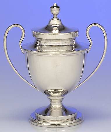 Calvert-Old Maryland Plain (Sterling, Hollowware) Sugar Bowl & Lid