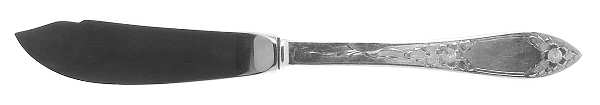 Lady Claire-Hand Engr(Sterling, 1925, Monograms) Hollow Handle Master Butter Knife