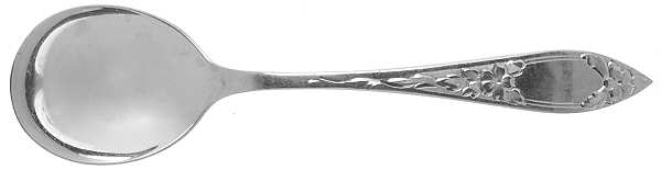 Lady Claire-Hand Engr(Sterling, 1925, Monograms) Round Bowl Soup Spoon (Gumbo)