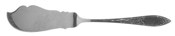 Lady Claire-Hand Engr(Sterling, 1925, Monograms) Flat Handle Master Butter Knife