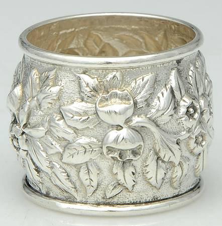 Repousse (Coin, Hollowware, No Landscape) Napkin Ring
