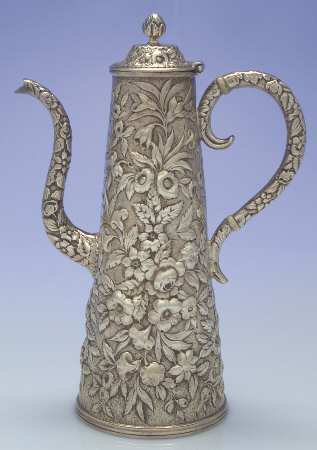 Repousse (Coin, Hollowware, No Landscape) Chocolate Pot