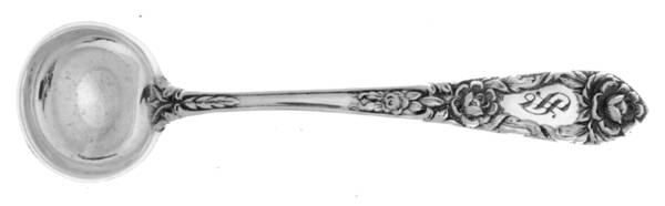 Rose (Sterling, 1937, Monograms) Individual Salt Spoon