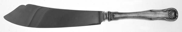 King (Sterling, 1825) Cake Slicer with Stainless Blade