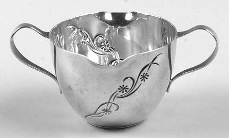Cynthia-Engraved (Sterling, 1957, Hollowware)  Mini Creamer