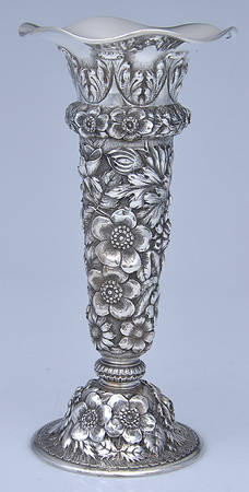 Stieff Rose (Sterling, 1892, Hollowware) 8" Vase