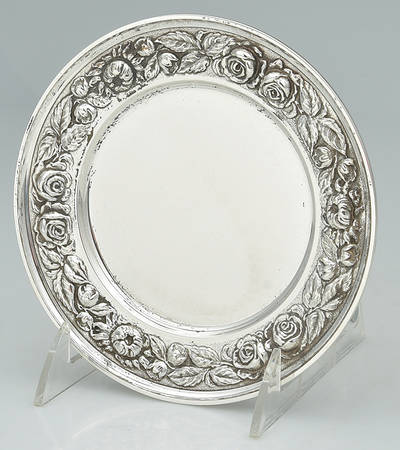 Stieff Rose (Sterling, 1892, Hollowware) Bread Plate