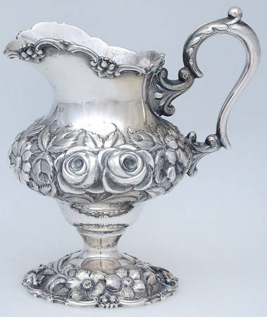 Stieff Rose (Sterling, 1892, Hollowware) Mini Creamer