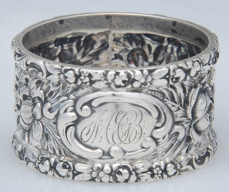Stieff Rose (Sterling, 1892, Hollowware) Round Napkin Ring