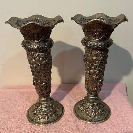 Stieff Rose (Sterling, 1892, Hollowware) 10" Vase