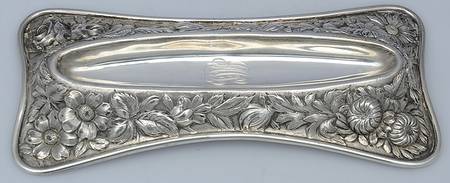 Stieff Rose (Sterling, 1892, Hollowware) Nail Buffer Tray