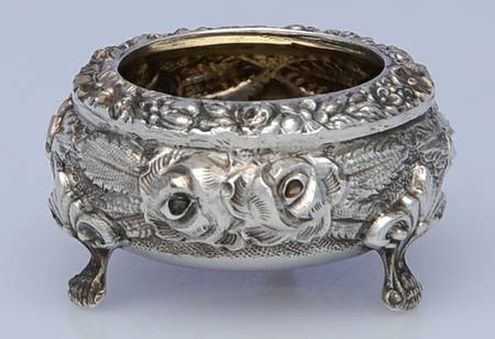 Stieff Rose (Sterling, 1892, Hollowware) Individual Open Salt