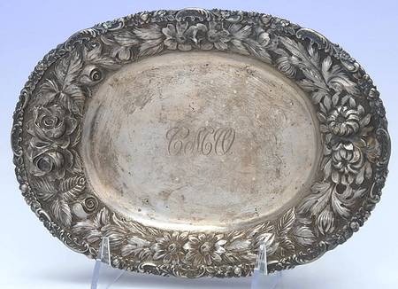 Stieff Rose (Sterling, 1892, Hollowware) Underplate for Gravy Boat