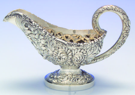Stieff Rose (Sterling, 1892, Hollowware) Gravy Boat No Underplate