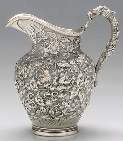 Stieff Rose (Sterling, 1892, Hollowware) 38 Oz Water Pitcher