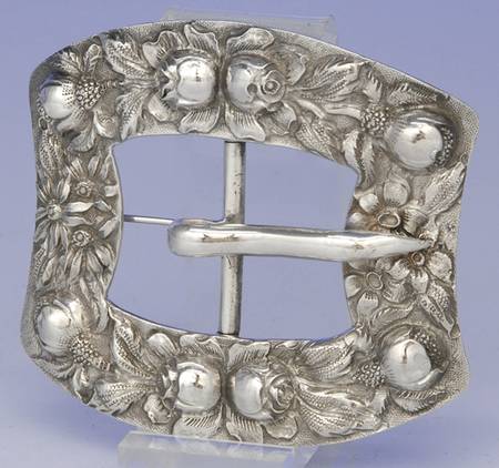 Stieff Rose (Sterling, 1892, Hollowware) Belt Buckle/Pin