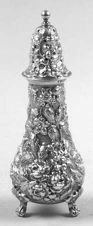 Stieff Rose (Sterling, 1892, Hollowware) Salt Shaker