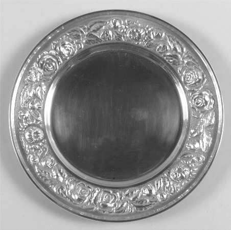 Stieff Rose (Sterling, 1892, Hollowware) Bread Plate