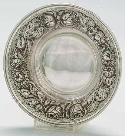 Stieff Rose (Sterling, 1892, Hollowware) Small Sterling Bon Bon Bowl