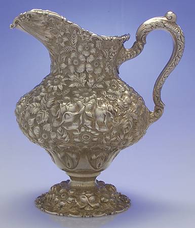 Stieff Rose (Sterling, 1892, Hollowware) 64 Oz Water Pitcher
