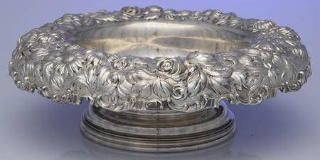 Stieff Rose (Sterling, 1892, Hollowware) 13" Round Footed Centerpiece