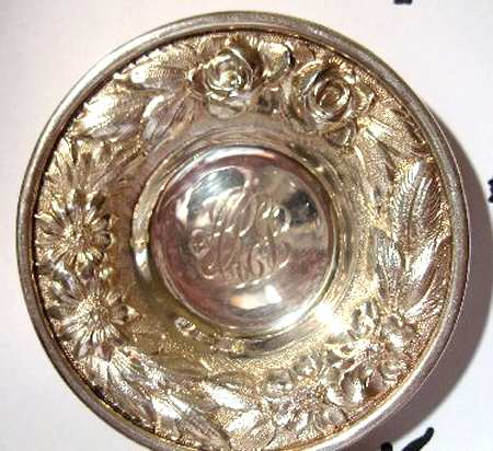 Stieff Rose (Sterling, 1892, Hollowware) Nut Dish