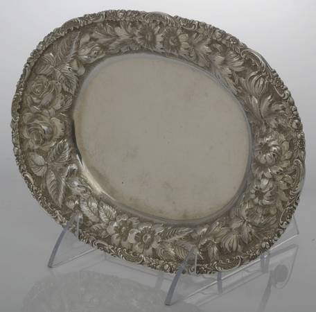 Stieff Rose (Sterling, 1892, Hollowware) Underplate for Gravy Boat