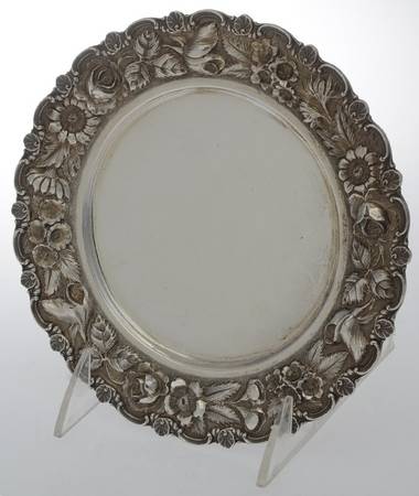 Stieff Rose (Sterling, 1892, Hollowware) 7" Salad Plate