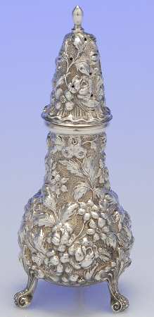 Stieff Rose (Sterling, 1892, Hollowware) Salt Shaker