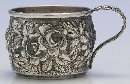 Stieff Rose (Sterling, 1892, Hollowware) Baby Cup