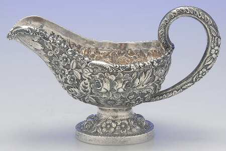 Stieff Rose (Sterling, 1892, Hollowware) Gravy Boat No Underplate