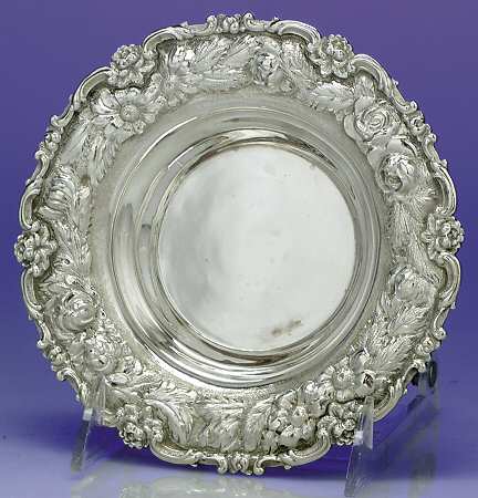 Stieff Rose (Sterling, 1892, Hollowware) Sterling Bon Bon Bowl