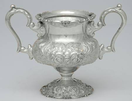Stieff Rose (Sterling, 1892, Hollowware) Sugar Bowl-Missing Lid