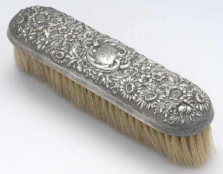 Stieff Rose (Sterling, 1892, Hollowware) Clothes Brush