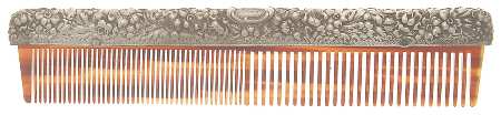 Stieff Rose (Sterling, 1892, Hollowware) Comb