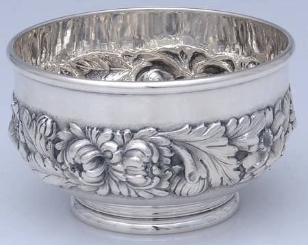 Stieff Rose (Sterling, 1892, Hollowware) Waste Bowl