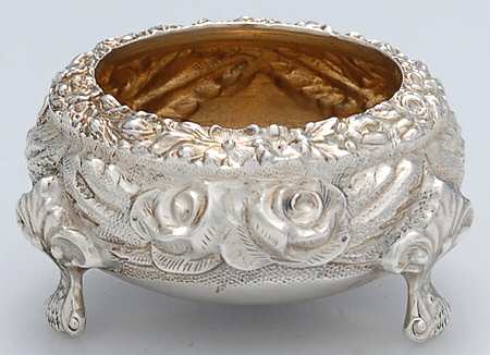 Stieff Rose (Sterling, 1892, Hollowware) Individual Open Salt