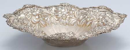 Stieff Rose (Sterling, 1892, Hollowware) 8" Bon Bon Bowl