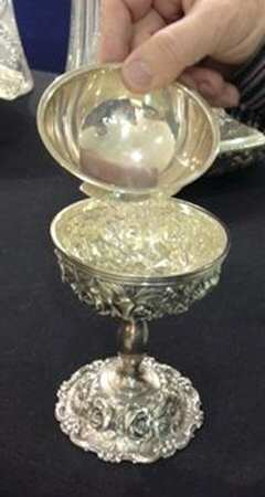 Stieff Rose (Sterling, 1892, Hollowware) Sorbet & Liner