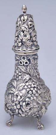 Stieff Rose (Sterling, 1892, Hollowware) Salt Shaker