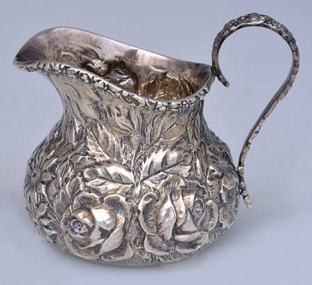 Stieff Rose (Sterling, 1892, Hollowware) Mini Creamer