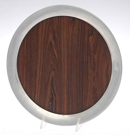 Colonial (Pewter, Hollowware) 12" Round Tray