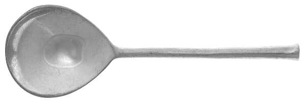 Williamsburg (Pewter) Round Bowl Soup Spoon (Gumbo)