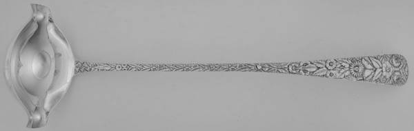 Repousse (Sterling, 1896, 925-1000) Punch Ladle Solid Piece