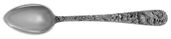 Repousse (Sterling, 1896, 925-1000) Youth Spoon