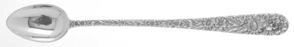 Repousse (Sterling, 1896, 925-1000) Iced Tea Spoon