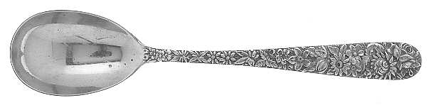 Repousse (Sterling, 1896, 925-1000) Jam Spoon